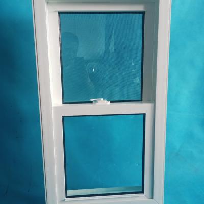 China Magnetic Screen American Style Slide Up Windows Frame Aluminum Double Hung Windows With Fly Screen for sale