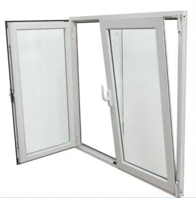 China Double Folding Screen Swing French Casement Window Aluminum Tilt And Turn Windows In China for sale