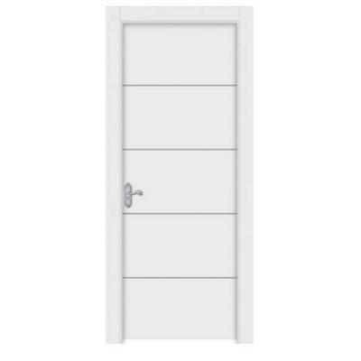 China cheap price modern home interior room white waterproof pvc door wpc door waterproof design for sale