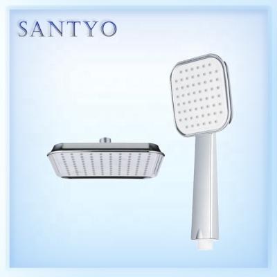 China Without Switch Bathroom Accessories ABS Rain Shower Head Set for sale