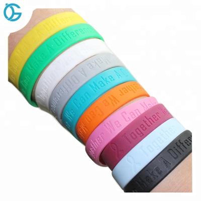 China Global Wholesale Price Wrist Band Silicone Braclet Bracelet Wristband For Gifts for sale