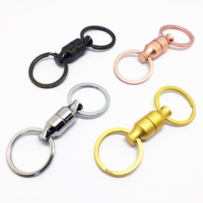 China Easy Hanging Snap Detach Durable Convenient Magnetic Net Release Clasp Key Chain Key Chain Holder for sale