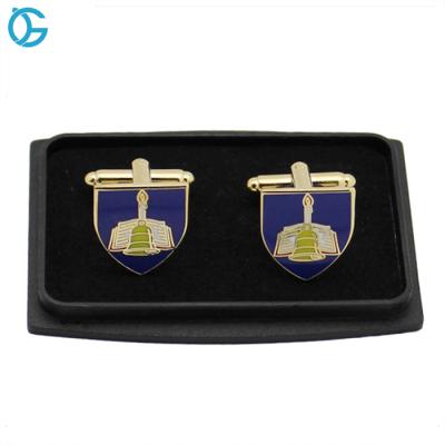 China Custom Accessories Mens Cufflinks Blank Make Cufflinks Wholesale Custom Masonic Logo Cufflink Manufacturer Bulk for sale