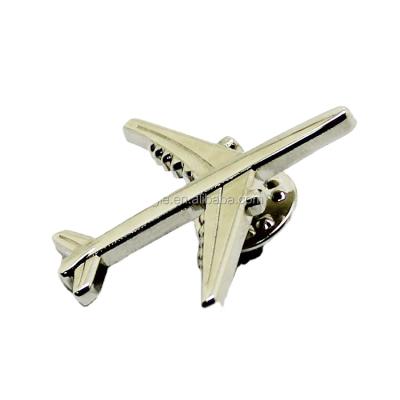 China High Quality Airplane Aviation Aircraft Airplane Lapel Pin Badge Manufacturers from Europe for sale