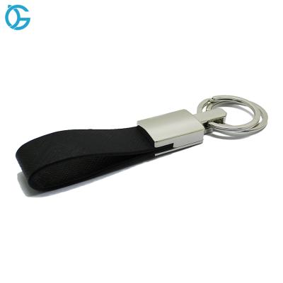 China Simple High Quality Luxury Customized Key Rings Accessories Leather Designers Key Chain for sale