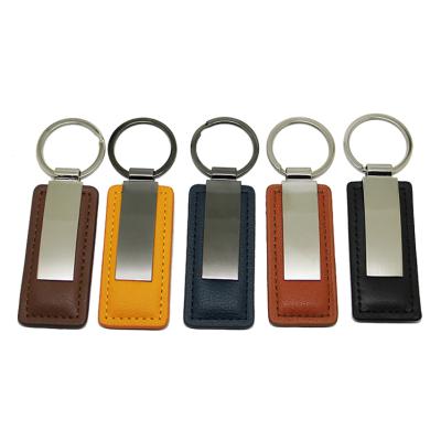 China Cheap Bracelet Widely Wholesale Logo Ring Metal Leather Custom Keychain Personalized by Creative Fashion for sale