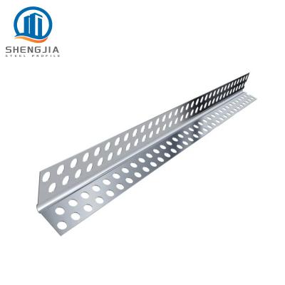 China High Strength Galvanic Steels Profile Perforated Wall Angle Inside Corner Bead For Plasterboard for sale