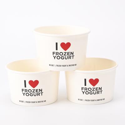 China Disposable 100% Eco Friendly Biodegradable Food Packaging Soup Cup Bowl Disposable Kraft Paper Soup Bowl Food Grade Leakproof Container for sale