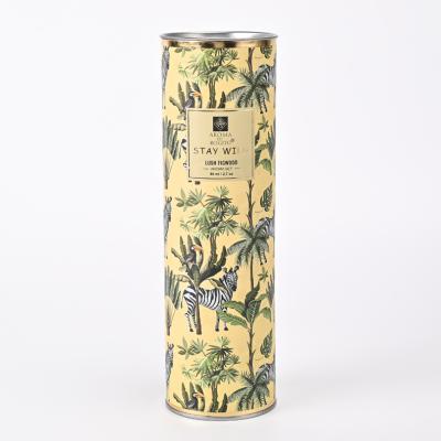 China Recyclable Custom Logo Biodegradable Kraft Round Cylinder Paper Tube Compostable Underwear Tube Packaging for sale