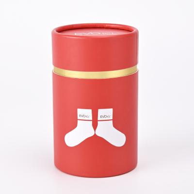 China Recyclable Eco Customize Kraft Paper Package Cylinder Premium Tube Round Box Coffee Packaging Cardboard Papertube with Waterproof Lining for sale