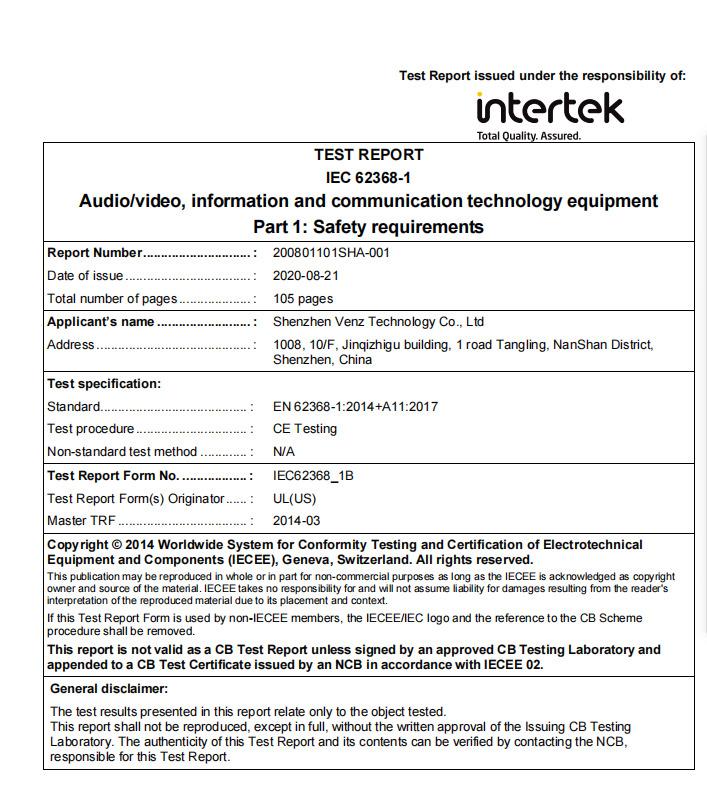 CE - Shenzhen Sunjoy Alfa Technology Co., Ltd.