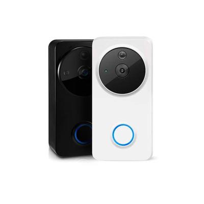 China Smart Home Automation 18650 Rechargeable Battery Video Doorbell Works with Alexa and Google Voice R4957 for sale