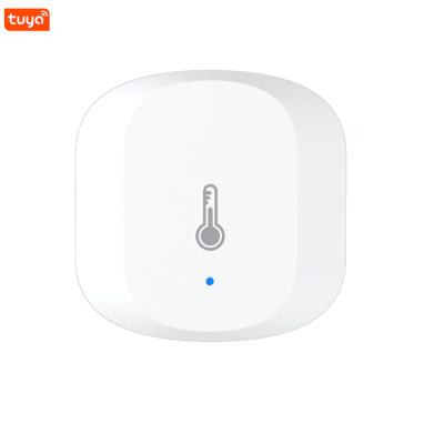 China Smart Home Tuya Intelligent Wireless Air Housing Humidity And Temperature Sensor for sale