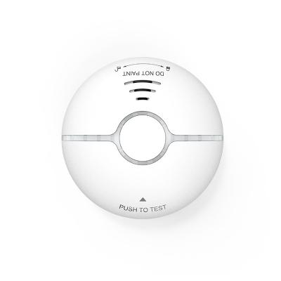 China tuya zigbee smoke sensor remote control detector, fire alarm smart sensor home security system for sale