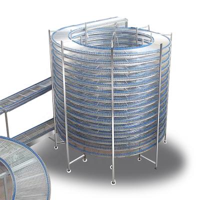 China Snack Factory Bakery Equipment Automatic Spiral Cooling Tower Conveyor For Toast Bread Cake à venda