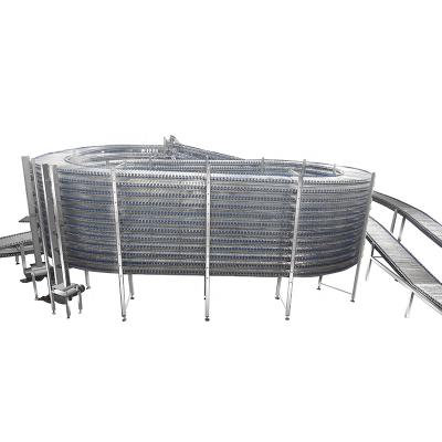 Κίνα Snack Factory Industrial Frozen Pizza Spiral Cooling Tower Conveyor Bakery Machine προς πώληση