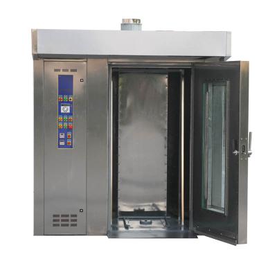 China Industrial Rotary Snacks Factory Hamburger Toast Bread Making Ovens Baking Machinery for sale