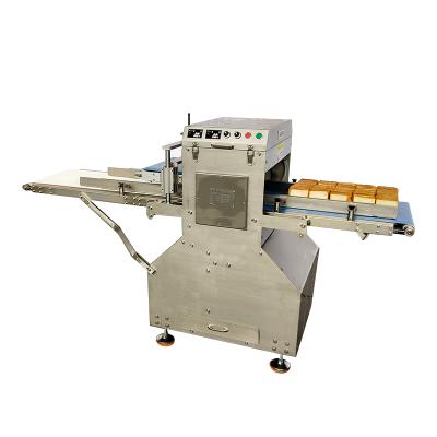 China Industrial Automatic Electric Snacks Factory Toast Bread Bread Slicer Cutting Machine à venda