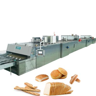 China High effciency and lowest cost. automated industrial bakery used hamburger bun production line à venda