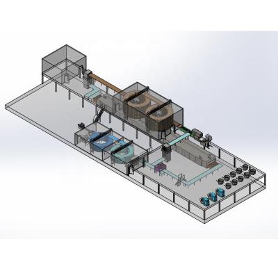 Κίνα High efficiency and lowest cost. Automated Hamburger French Bread Bread Making Machine Production Line προς πώληση