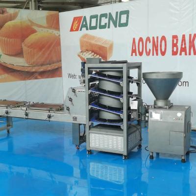 중국 Snack Factory Cake Automatic Baguette Bread Machine Production Line 판매용