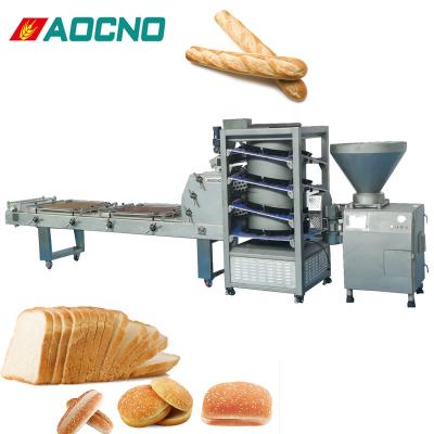 China High efficiency and lowest cost. industrial rusk bread toast bread making production line bakery machine à venda