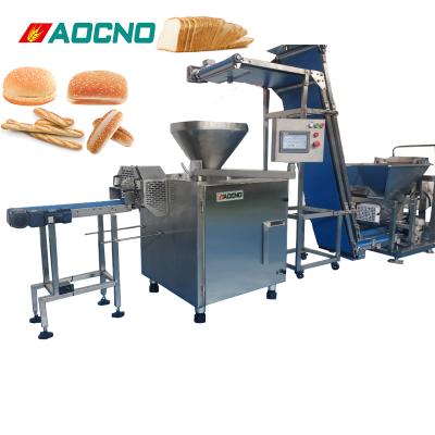 China Operarion Automatic Automatic Hamburger Toast Vacuum Screw Dough Dividing Bakery Machines à venda