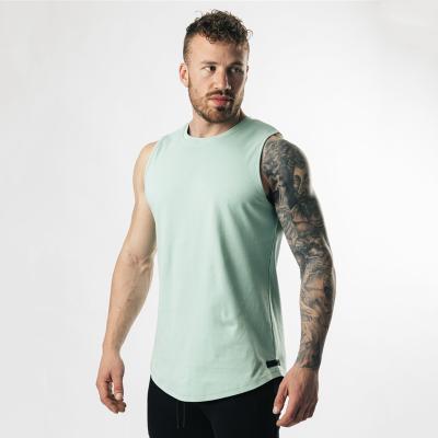 China QUICK DRY Custom Fitness Muscle Top Vest Mens Sports Tank Tops Black Lebond Tank Tops for sale