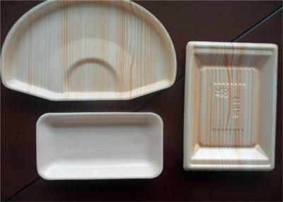 China Customized Cookware  Polystyrene Food Trays , Elegant Plastic Eating Trays for sale