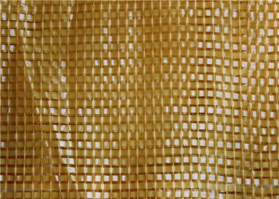 China Orange Plastic Mesh Drawstring Bags 50kg With Single Fold Or Double Fold Bottom for sale