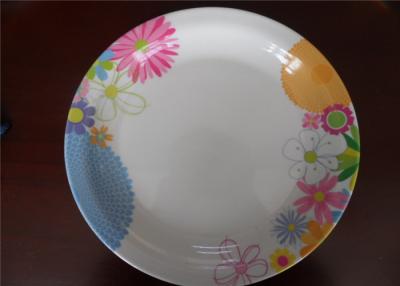 China Tasteless Melamine Plastic Plates , Kitchen Dinnerware Plastic Dinner Plate Sets for sale