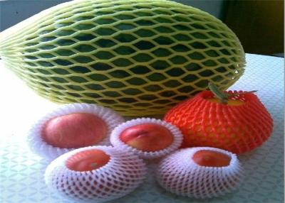 China Plastic Packaging Fruit Foam Net With Customized Design , Width 3cm-15cm for sale