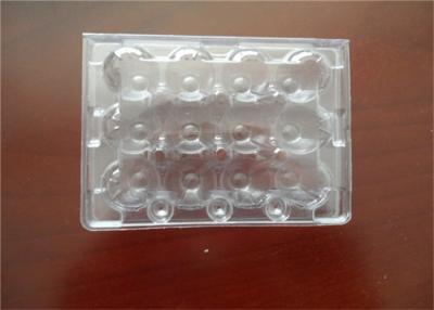 China Middle Split PE Hard Plastic Egg Cartons Without Cracking And Crashing for sale