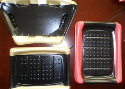 China Black School Lunch Trays / Thermoformed Trays For Packaging , Keep Food Fresh for sale