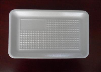 China Anti - Slip Airline Solid Color Plastic Serving Tray , Meat Trays Packaging for sale