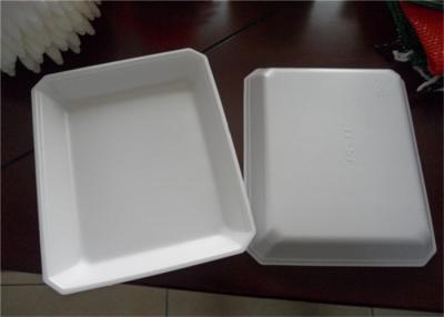 China Modern Design PS Foam Tray Sushi Box Oblong Shape For Supermarket Packaging for sale