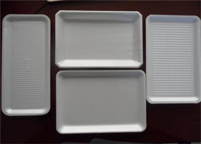 China Customized White PS Foam Trays , Polystyrene Meat Trays For Packaging Food for sale