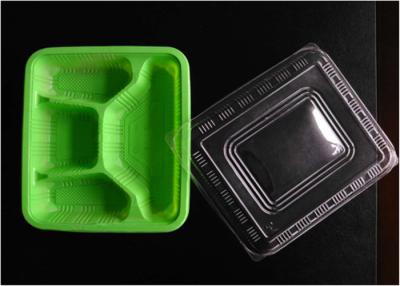 China Blue Waterproof PP Food Tray , Food Safety Restaurant Take Out Containers for sale