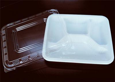 China Polypropylene Fast Food Serving Trays Container For Highly Processed Aquatic Packing for sale