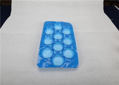 China Blue Biodegradable Fresh Fruit Party Tray , Fruit And Vegetable Tray Insert Plate for sale