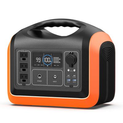 China Type C 1000w outdoor camping emergency 110v lifepo4 battery banks charging 1200w portable solar generator power station USA warehouse for sale