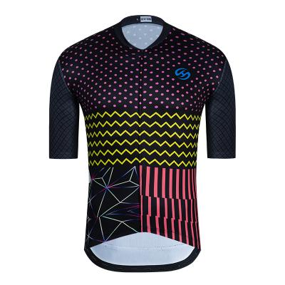 China Wholesale Breathable High Quality Breathable Sublimation Brand Men's Sweat-Wicking Bike Shortsleeve roupa Clothing Cycling Tank Top for sale