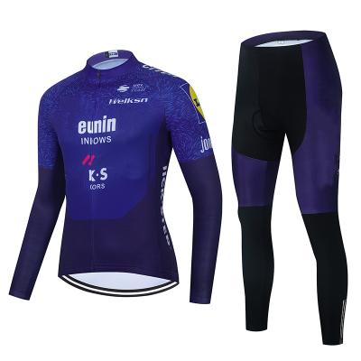 China New Breathable Custom Team Suit Team Long Sleeve Wear Set Bike Bicycle Cycling Apparel Cycling Uniforms Cycling Tank Top for sale