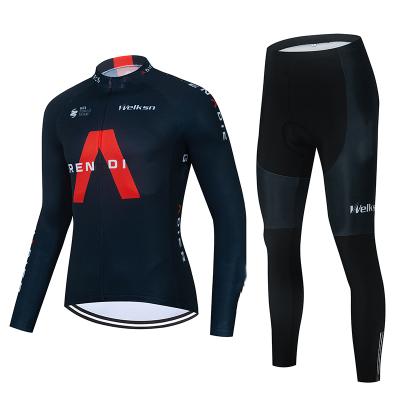 China Breathable High Quality Wholesale Cheap Custom Cycling Jersey Set Cycle Cycling Jersey Mountain Bike Mens Long Sleeve Cycling Jersey dropship dropship for sale