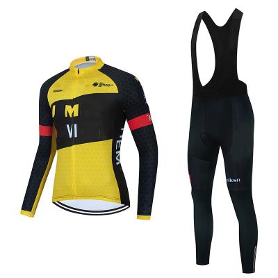 China Factory Wholesale Custom Cycling Wear Breathable Set Cycling Long Sleeve Mens Mountain Bike Jersey Clothing Uniforms Breathable Singlets for sale