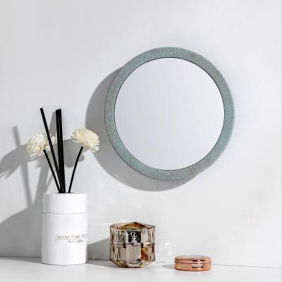 China HAIXIN custom2x 3x 5x 7xmagnifying hand magnifying pocket make up mirror desktop single side plastic folding portable vanity mirror for sale