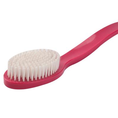 China Factory Wholesale Custom Plastic Long Body Handle Bath Scrub Body Brush for sale