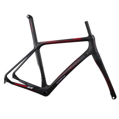 China Road Bikes ICAN 140/160 Disc 100x15/142x12 Through Axle RD01 Carbon Road Frame Disc for sale