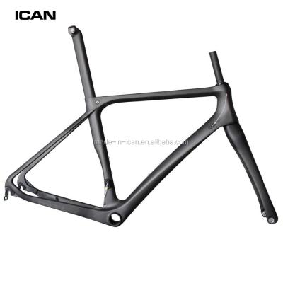 China Road Bikes New Design Carbon Bicycle Frameset ICAN Road Bicycle Carbon Frame RD01 Carbon Road Frame for sale