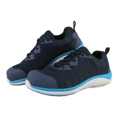 China 2022 New Design Safety Shoes Factory Carbon Fiber Ultralight Anti-Static Breathable Toe Sport Style Safety Shoes 680g/pair For Men Work for sale